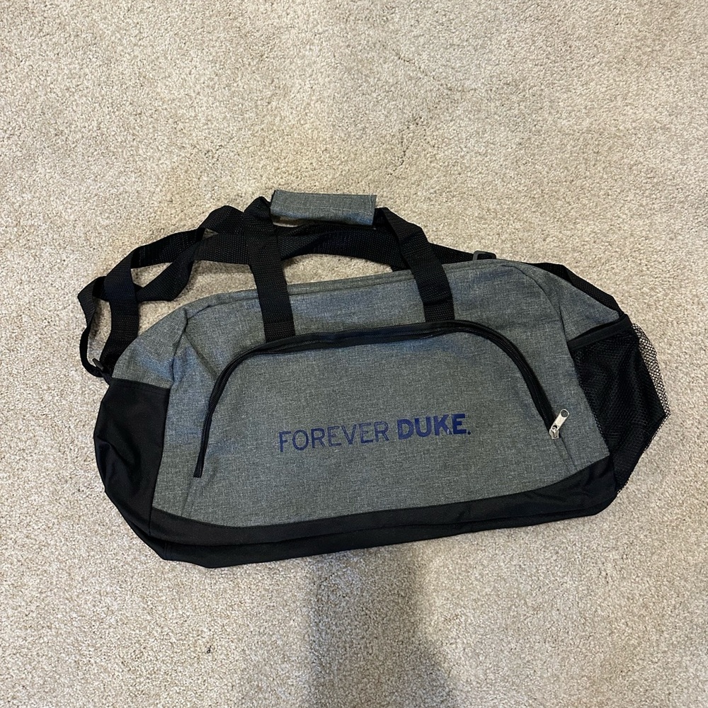 Forever Duke Gray and Black Duffel Bag